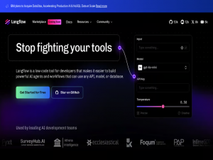 Langflow：这个拖拽式AI工作流神器正在颠覆传统编程_flowlang