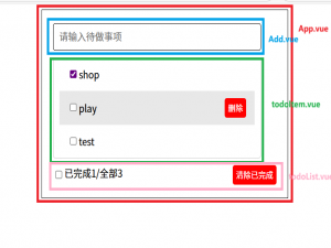 Vue TodoList案例