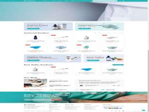 家庭医疗用品电商网店制作 #网站建设 #公司网站建设 #网站定制开发