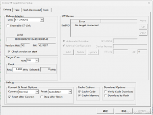 stm32c011f4烧写程序 could not stop Cortex-M device_could not stop cortez-m device