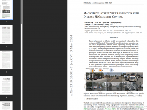 MagicDrive: Street View Generation with Diverse 3D Geometry Control——具有多样化 3D 几何控制的街景生成