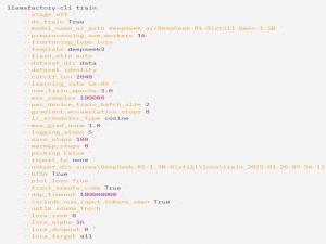 LLaMA-Factory 模型微调指令参数详解_llamafactory微调参数