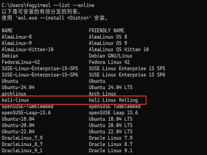 【黑客与安全】Windows的WSL 安装Linux系统_wsl安装kali