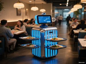 舌尖上的智慧守护者：Deepoc具身智能如何重塑送餐机器人的“温度传递”