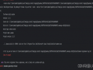 依赖安装报错：Could not find C:\\Program Files (x86)\\Microsoft Visual Studio\\Installer\\vswhere.exe_warning: failed to activate vs environment: could