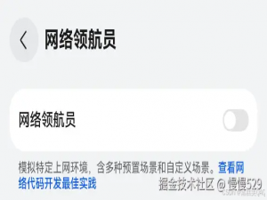 鸿蒙0基础学习【使用网络领航员进行网络模拟】网络