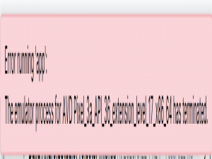 Android Studio下载或运行虚拟机（AVD）报错：emulator process has terminated_android studio模拟器进程已终止