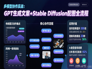 【Coze搞钱实战】12. 多模型协作实战：GPT生成文案+Stable Diffusion配图全流程（附代码与合规方案）