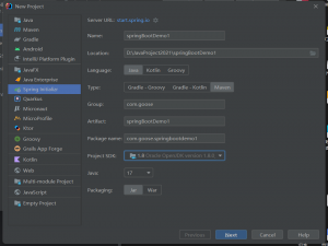 SpringBoot创建项目的方式