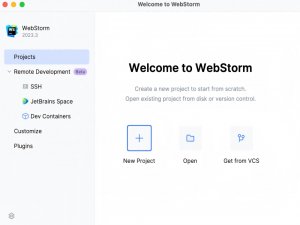 开始使用WebStorm