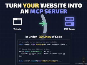 如何让web网站支持MCP服务？50行代码即可让网站支持MCP，让AI助手与Web应用进行交互：WebMCP