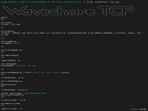 SIMCOM蜂窝模组 TCP测试