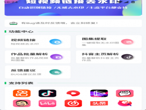 无印 v1.6 视频解析去水印工具，支持多个平台