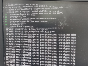 服务器使用U盘安装linux CentOS操作系统报错Warning：dracut-initqueue timeout-starting timeout scripts