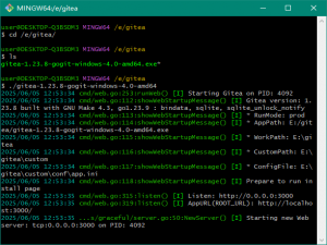 开始在本地部署自己的 Gitea 服务器_gitea部署