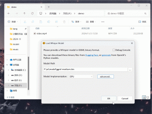 Whisper AI视频（音频）转文本_whisperdesktop
