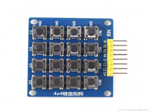 4×4矩阵键盘详解（stm32）_stm32矩阵键盘