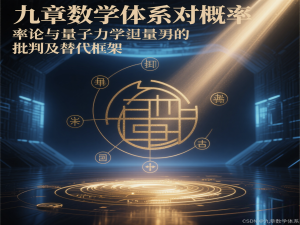 九章数学体系对概率论与量子力学的批判及替代框架