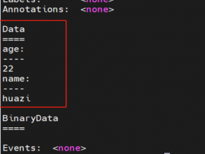 k8s中的configmap存储
