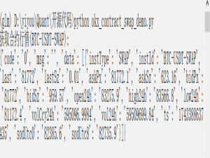 okx量化 - python操作合约交易示例1-开源代码_python-okx