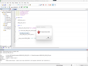 解决MSPM0G3507芯片锁住的问题：PDSC: Sequence Execution failed