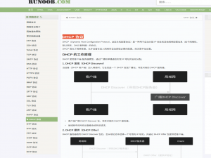 网络协议，DHCP 协议等。