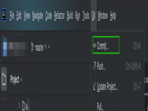 【IDEA】IDEA中如何通过分支/master提交git？