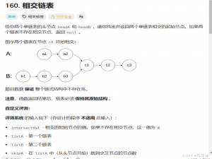 【数据结构】LeetCode160.相交链表 138.随即链表复制 牛客——链表回文问题