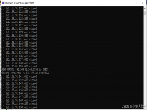 C++ 扫描局域网某个端口是否开放（如 5555 ）(android adb) 线程并发加速
