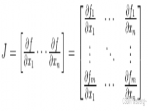 深度学习之“雅可比矩阵与黑塞矩阵”_雅克比近似黑塞矩阵