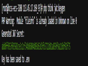 Thinkphp8使用Jwt生成与验证Token_thinkcmf8 使用jwt鉴权