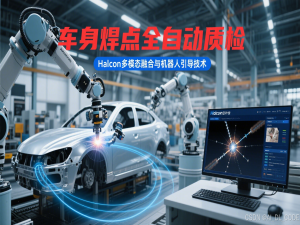 【基于C# + HALCON的工业视系统开发实战】十四、车身焊点全自动质检：Halcon多模态融合与机器人引导技术_c#3d视觉引导免示教自动焊接系统程序
