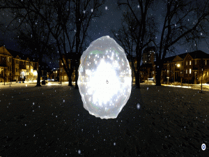 学习threejs，使用自定义GLSL 着色器，生成漂流的3D能量球_sfml3.0 用着色器