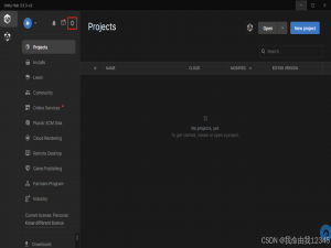 游戏引擎 Unity - Unity 设置为简体中文、Unity 创建项目_unity设置中文