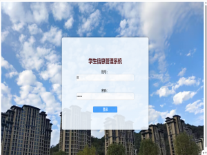 大学生期末项目-springboot+vue+mysql-实现学生信息管理系统_学生教学管理系统【原创】_springboot+vue 完整项目教学视频