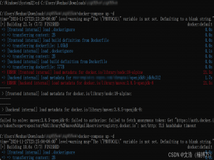 Docker Desktop 国内镜像源配置解决 “failed to authorize“ 问题_failed to authorize: failed to fetch anonymous tok