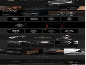 黑色潮流手表品牌电商网站制作 #网站建设 #公司网站建设 #网站定制开发