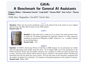 论文阅读：ICLR 2024 GAIA: A Benchmark for General AI Assistants