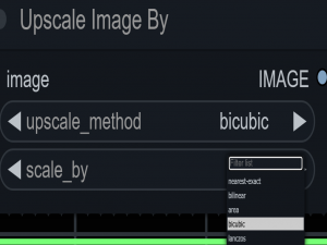 Comfyui中Upscale Image By 几种放大方法的区别