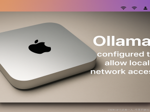 如何在最新的 Mac mini M4 机器上，让 Ollama 支持局域网访问_mac ollama 局域网访问