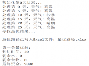 保姆级解析：2020 数学建模B题 “穿越沙漠”—— 单人场景 Python 代码 + 动态决策逻辑（超详细！！！）_desert crossing problem