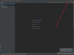 新版idea 右上角的git的更新和提交不见了,如何把他们调出来_idea右上角的git不见了