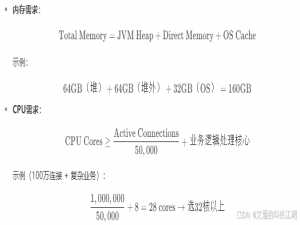 百万级并发连接的Netty优化方案需要多大的服务器 - 慧知开源充电桩平台_netty百万连接