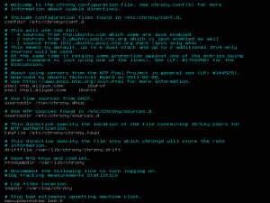 linux配置ntp时间同步
