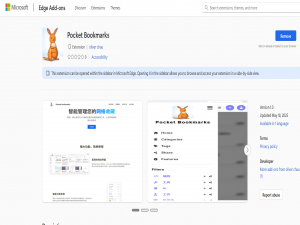 浏览器书签管理神器来了！「Pocket Bookmarks」正式登陆微软商店
