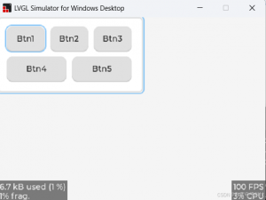 LVGL- 按钮矩阵控件_lvgl 按钮矩阵