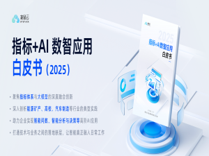 深度解读《指标+ AI 数智应用白皮书》，开辟智能问数与分析决策新范式_ai问数产品白皮书