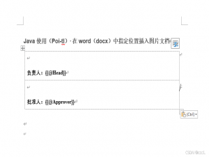 Java在word中指定位置插入图片。_java poi word 添加图片