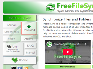 Freefilesync配置windows与windows,windows与linux之间同步