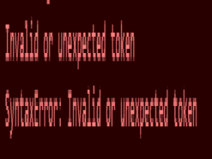 微信小程序：解决报错SyntaxError: Invalid or unexpected token，SyntaxError:无效或意外的令牌（微信小程序调试编译/打包发布报错，页面白屏无法运行问题）_uncaught syntaxerror: invalid or unexpected token